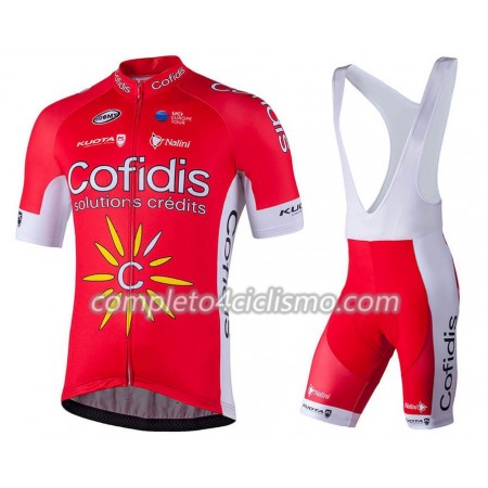 Completo Maglia + Pantaloncino con bretelle 2018 Cofidis Pro Team N001 Completo Maglia + Pantaloncino con bretelle 2018 Cofidis Pro Team N001